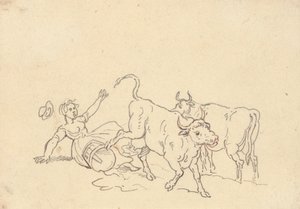 Albumtekening door Thomas Rowlandson