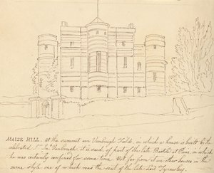 Albumtekening door Thomas Rowlandson