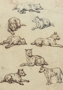 Albumtekening door Thomas Rowlandson