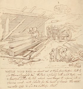 Albumtekening door Thomas Rowlandson