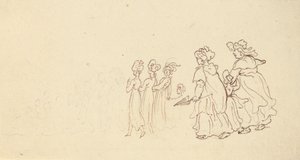 Albumtekening door Thomas Rowlandson