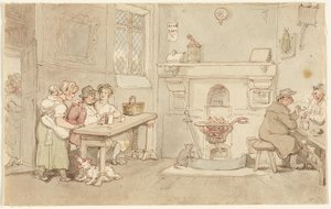Bierhuis door Thomas Rowlandson