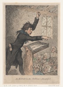 Een Essay over het Sublieme & Mooie, 10 april 1792 door Thomas Rowlandson