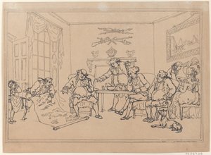 Leger, 5 november 1787 door Thomas Rowlandson