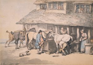 Bij de smidse, 1790