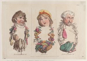 Barberorum, Flora, Lawyerorum, 15 augustus 1800 door Thomas Rowlandson