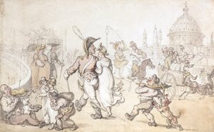 Blackfriars Bridge door Thomas Rowlandson