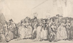 Box Lobby-ligstoelen door Thomas Rowlandson
