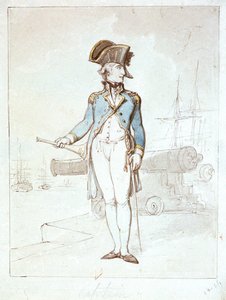 Kapitein door Thomas Rowlandson