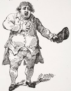 Charles James Fox als Demosthenes, illustratie uit 