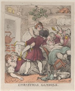 Kerstspelletjes, 30 november 1812 door Thomas Rowlandson