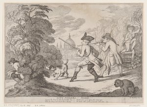 City Foulers-Mark!, 1799 door Thomas Rowlandson