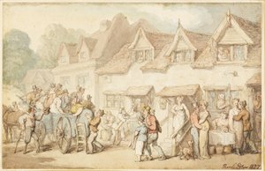 Koets wisselt paarden