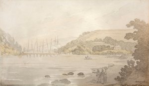 Cornwall, Oost en West Looe door Thomas Rowlandson