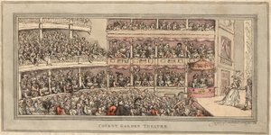 Covent Garden Theatre, uitgegeven door Henry Brookes, 1786