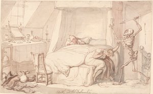 De Dood en de Losbandige door Thomas Rowlandson
