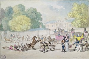 Devonshire House, Piccadilly door Thomas Rowlandson
