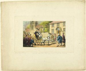 Doctor Syntax neemt bezit van zijn woning, uit De Tour van Doctor Syntax door Thomas Rowlandson