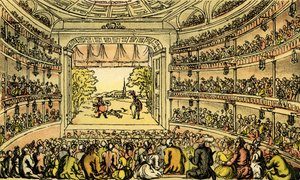 Dr. Syntax in Covent Garden Theatre