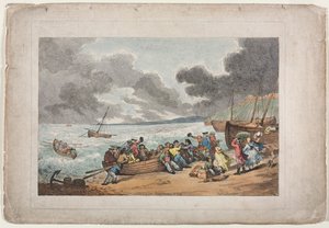 Vertrek van Brighthelmstone naar Dieppe