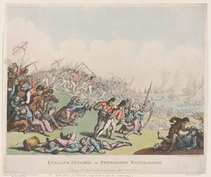 Engeland binnengevallen, of Fransen genaturaliseerd, 16 maart 1798 door Thomas Rowlandson