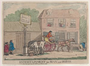 Vermaak voor man en paard, 25 oktober 1788 door Thomas Rowlandson