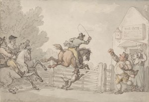 Het tol ontwijken door Thomas Rowlandson