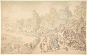 Fairlop Fair, Essex door Thomas Rowlandson