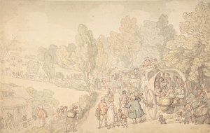 Fairlop Fair, Essex, ca. 1816 door Thomas Rowlandson