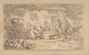Boerenscène door Thomas Rowlandson
