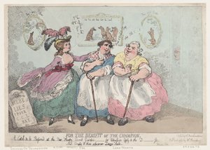 Ten voordele van de kampioen, 20 mei 1784 door Thomas Rowlandson