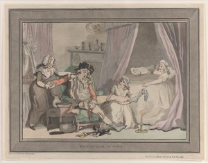 Vier uur in de stad, 20 oktober 1790 door Thomas Rowlandson