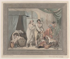 Vier uur op het platteland, 20 oktober 1790 door Thomas Rowlandson