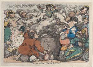 Funcking de Corsicaan door Thomas Rowlandson