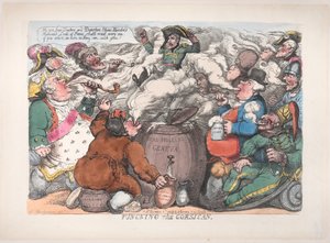 Funcking de Corsicaan, 6 december 1813 door Thomas Rowlandson