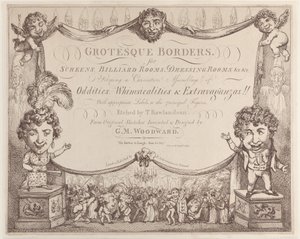 Groteque randen voor schermen, biljartkamers, kleedkamers, enz., 1799-1800