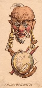Koppen: Van de filosofen door Thomas Rowlandson