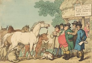 Verzekerbare vee, gepubliceerd 1809 door Thomas Rowlandson