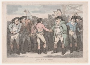 Jockeyship, 31 november 1785 door Thomas Rowlandson