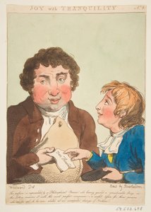 Vreugde met Rust Le Brun Travestie, of Karikaturen van de Passies