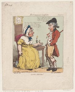 Late uren!, 1 oktober 1799 door Thomas Rowlandson