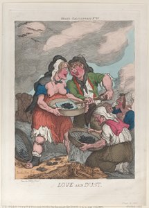 Liefde en stof door Thomas Rowlandson