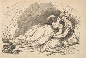 Liefde in het Oosten door Thomas Rowlandson