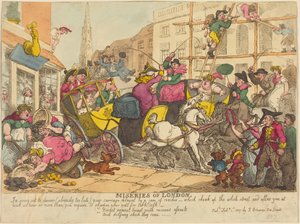 De ellende van Londen door Thomas Rowlandson