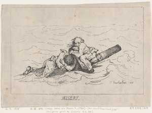 Ellende, 1785 door Thomas Rowlandson