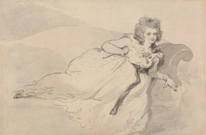 Mevrouw Abington door Thomas Rowlandson