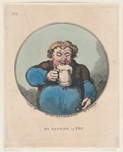 Mijn Dienst aan Jou door Thomas Rowlandson