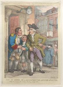 Niet Thuis, of een Teleurgestelde Dinerjager, 13 juni 1823