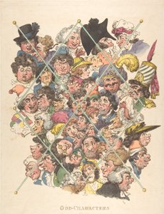Vreemde karakters, 16 februari 1801 door Thomas Rowlandson