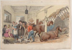 Plaat 36, uit Wereld in Miniatuur, 1816 door Thomas Rowlandson
